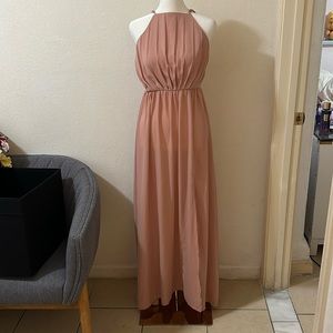 Pink Long Prom Dress